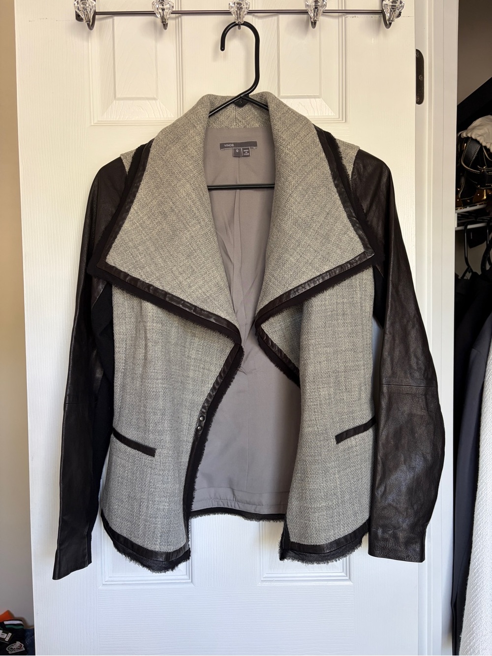 Vince Wool and leather Jacket XS